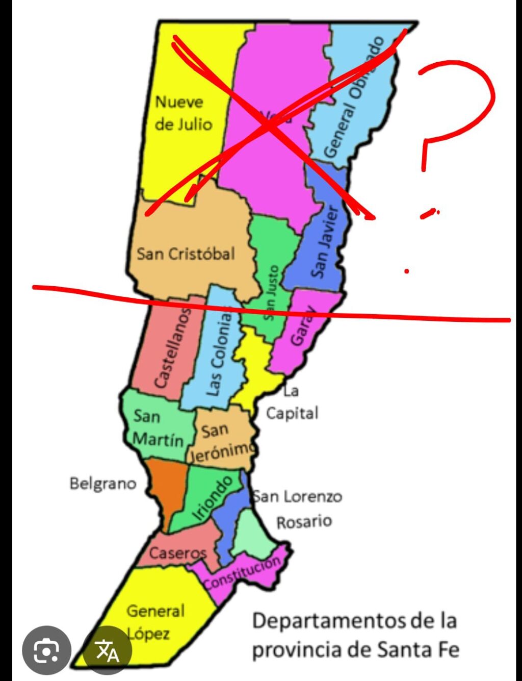 NORTE SANTAFESINO EXCLUIDO