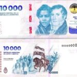 El Banco Central ya puso a circular el billete de 10 mil pesos